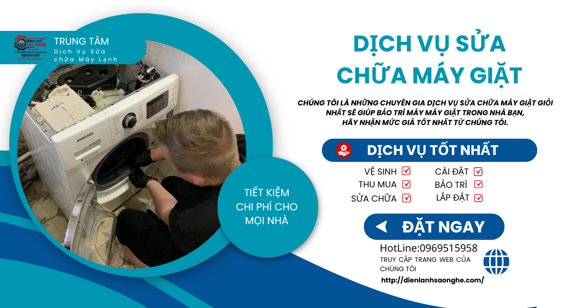 chuyên sửa chữa máy giặt trên các quận huyện hà nội